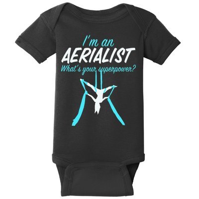 Aerial Silks Dancer Aerialist Air Yoga Acrobatics Women Gift Baby Bodysuit