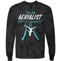 Aerial Silks Dancer Aerialist Air Yoga Acrobatics Women Gift Tie-Dye Long Sleeve Shirt