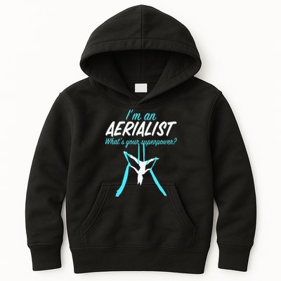 Aerial Silks Dancer Aerialist Air Yoga Acrobatics Women Gift Kids Hoodie
