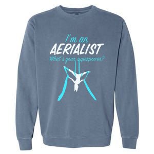 Aerial Silks Dancer Aerialist Air Yoga Acrobatics Women Gift Garment-Dyed Sweatshirt