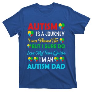 Autism Spectrum Disorder Dad Proud Awareness Puzzle Daddy Gift T-Shirt