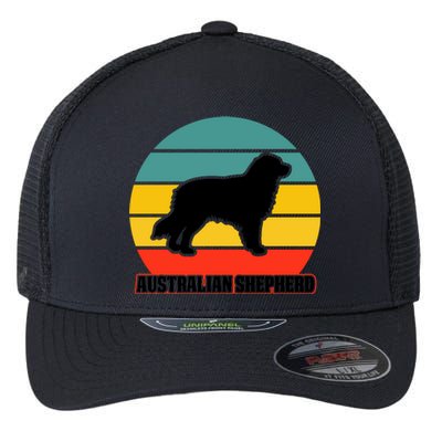 Australian Shepherd Dog Lover Graphic Flexfit Unipanel Trucker Cap