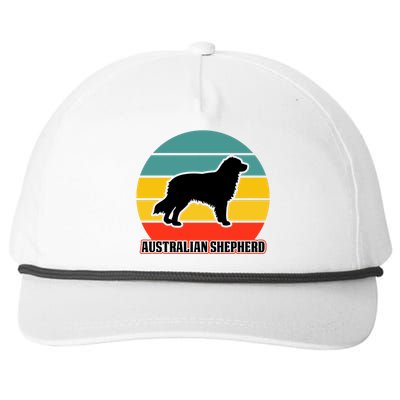 Australian Shepherd Dog Lover Graphic Snapback Five-Panel Rope Hat