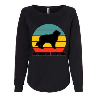 Australian Shepherd Dog Lover Graphic Womens California Wash Sweatshirt