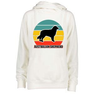 Australian Shepherd Dog Lover Graphic Womens Funnel Neck Pullover Hood