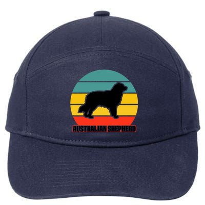 Australian Shepherd Dog Lover Graphic 7-Panel Snapback Hat