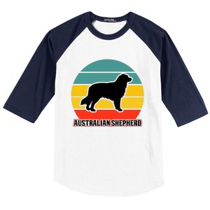 Australian Shepherd Dog Lover Graphic Baseball Sleeve Shirt