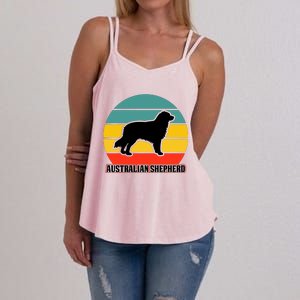 Australian Shepherd Dog Lover Graphic Women's Strappy Tank