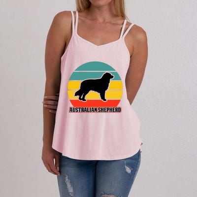 Australian Shepherd Dog Lover Graphic Women's Strappy Tank