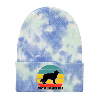 Australian Shepherd Dog Lover Graphic Tie Dye 12in Knit Beanie