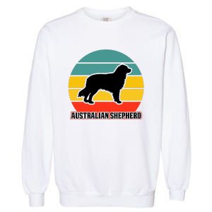 Australian Shepherd Dog Lover Graphic Garment-Dyed Sweatshirt