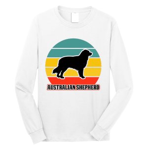 Australian Shepherd Dog Lover Graphic Long Sleeve Shirt