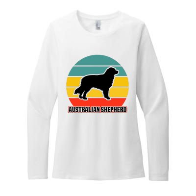 Australian Shepherd Dog Lover Graphic Womens CVC Long Sleeve Shirt