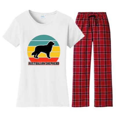 Australian Shepherd Dog Lover Graphic Women's Flannel Pajama Set