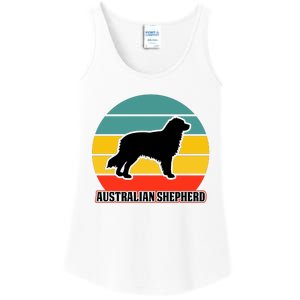 Australian Shepherd Dog Lover Graphic Ladies Essential Tank