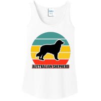 Australian Shepherd Dog Lover Graphic Ladies Essential Tank