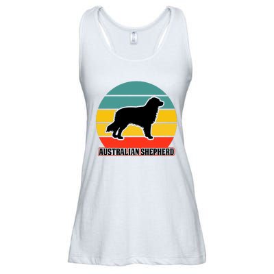 Australian Shepherd Dog Lover Graphic Ladies Essential Flowy Tank