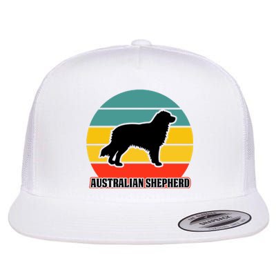 Australian Shepherd Dog Lover Graphic Flat Bill Trucker Hat