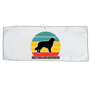 Australian Shepherd Dog Lover Graphic Large Microfiber Waffle Golf Towel