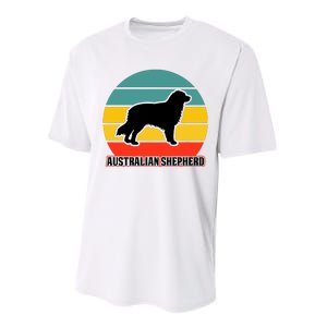 Australian Shepherd Dog Lover Graphic Performance Sprint T-Shirt