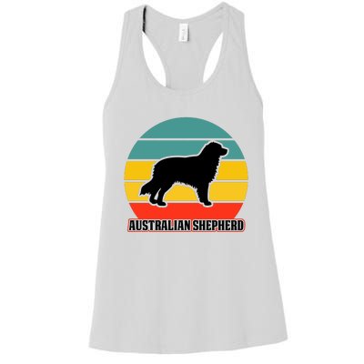 Australian Shepherd Dog Lover Graphic Women's Racerback Tank