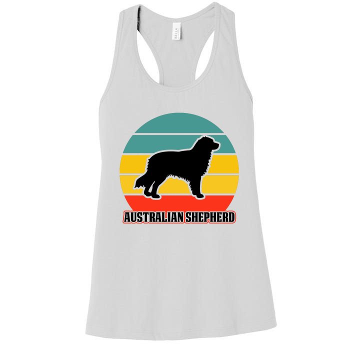 Australian Shepherd Dog Lover Graphic Women's Racerback Tank