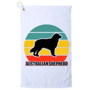 Australian Shepherd Dog Lover Graphic Platinum Collection Golf Towel