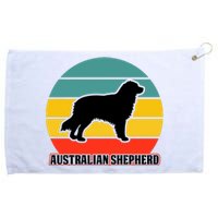 Australian Shepherd Dog Lover Graphic Grommeted Golf Towel