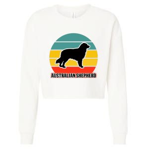 Australian Shepherd Dog Lover Graphic Cropped Pullover Crew