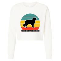 Australian Shepherd Dog Lover Graphic Cropped Pullover Crew