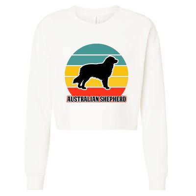 Australian Shepherd Dog Lover Graphic Cropped Pullover Crew