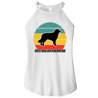 Australian Shepherd Dog Lover Graphic Women's Perfect Tri Rocker Tank