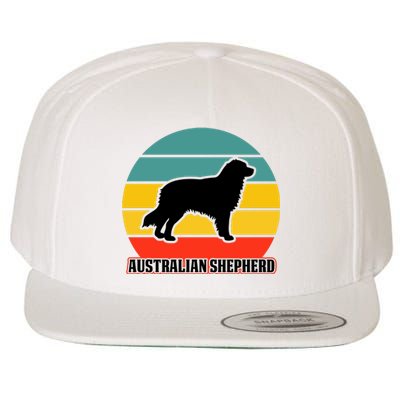 Australian Shepherd Dog Lover Graphic Wool Snapback Cap