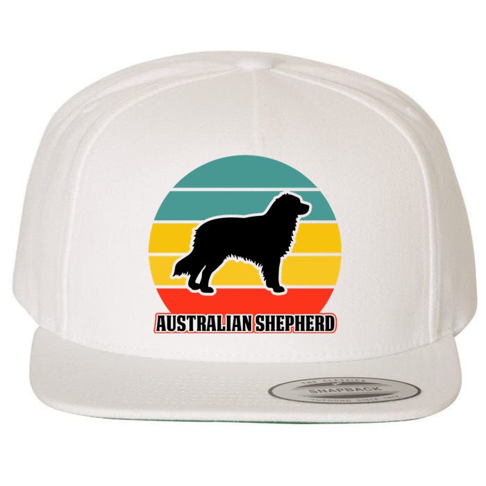 Australian Shepherd Dog Lover Graphic Wool Snapback Cap