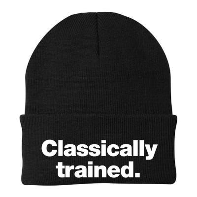 A Simple Design That Says Classically Trained Gift Knit Cap Winter Beanie