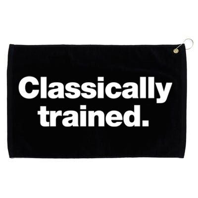 A Simple Design That Says Classically Trained Gift Grommeted Golf Towel