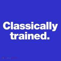A Simple Design That Says Classically Trained Gift Button