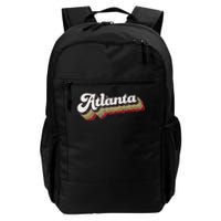 Atlanta Soccer Distressed Retro Baseball Script 404 United Daily Commute Backpack