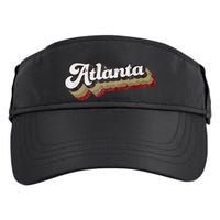 Atlanta Soccer Distressed Retro Baseball Script 404 United Adult Drive Performance Visor