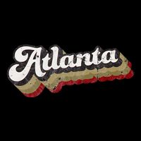 Atlanta Soccer Distressed Retro Baseball Script 404 United 16 in Basic Backpack