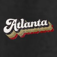 Atlanta Soccer Distressed Retro Baseball Script 404 United Golf Towel
