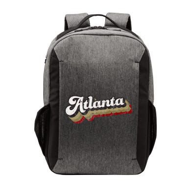 Atlanta Soccer Distressed Retro Baseball Script 404 United Vector Backpack