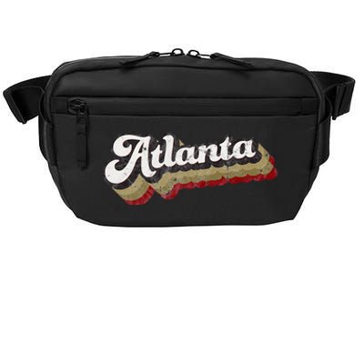 Atlanta Soccer Distressed Retro Baseball Script 404 United Crossbody Pack