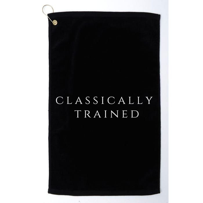 A Stylish Design That Says Classically Trained Gift Golf Towel