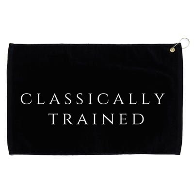 A Stylish Design That Says Classically Trained Gift Grommeted Golf Towel