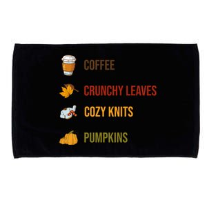 Autumn Season Essentials Graphic Microfiber Hand Towel