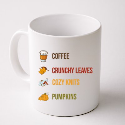 Autumn Season Essentials Graphic Coffee Mug