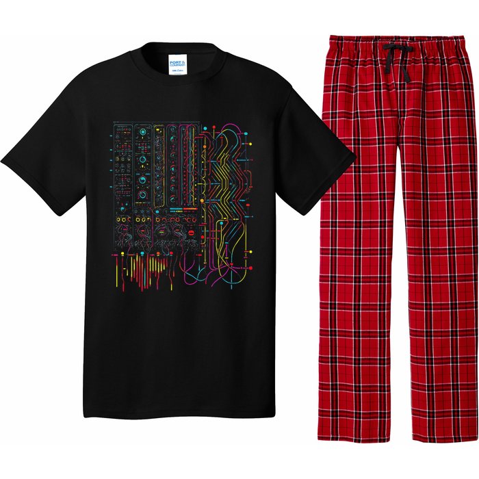 Analogue Synthesiser Electronic Music Modular Life Pajama Set