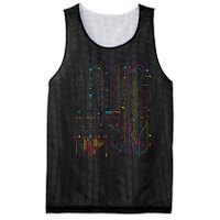 Analogue Synthesiser Electronic Music Modular Life Mesh Reversible Basketball Jersey Tank