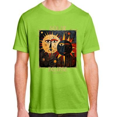 Art Solar Eclipse 2024 Sun Totality April 8th America Adult ChromaSoft Performance T-Shirt